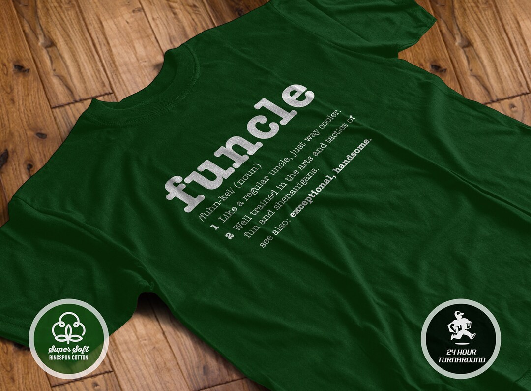 Funcle Definition Shirt T-shirt | Uncle Gift | Funny Uncle Shirt - Etsy