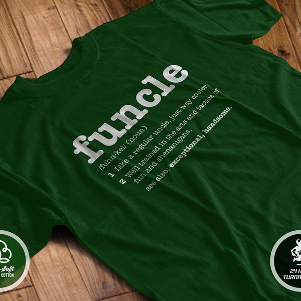 Funcle definition shirt T-Shirt | Uncle Gift | Funny Uncle Shirt