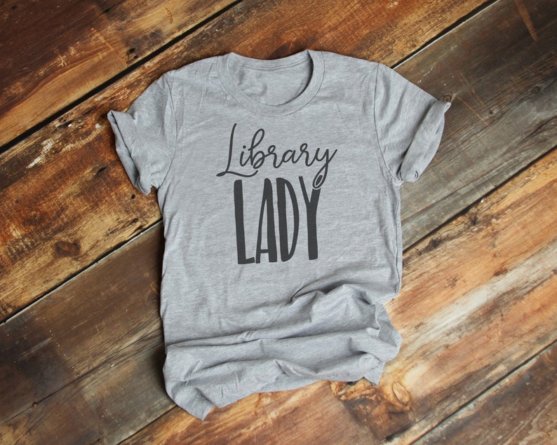 Library Lady T-shirt Premium Ringspun Shirt Very Comfy Tee | Etsy