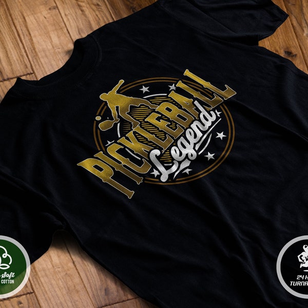 Pickleball Legend T-Shirt | Pickle Ball tshirt | Pickleball Gift | Pickleball Tee | Ringspun Tee | Free Shipping