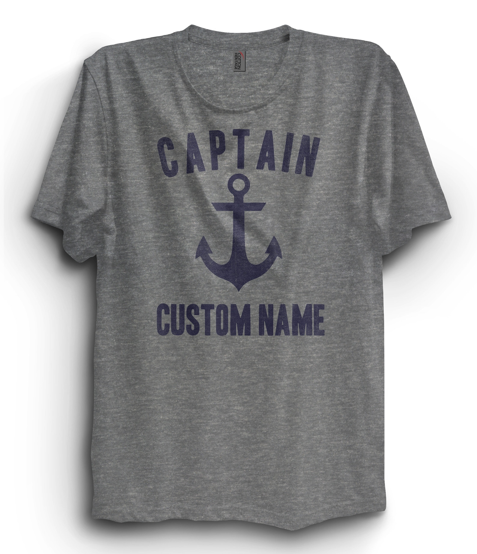 Personalized Boat Captain TShirt captain tshirt Premium Etsy