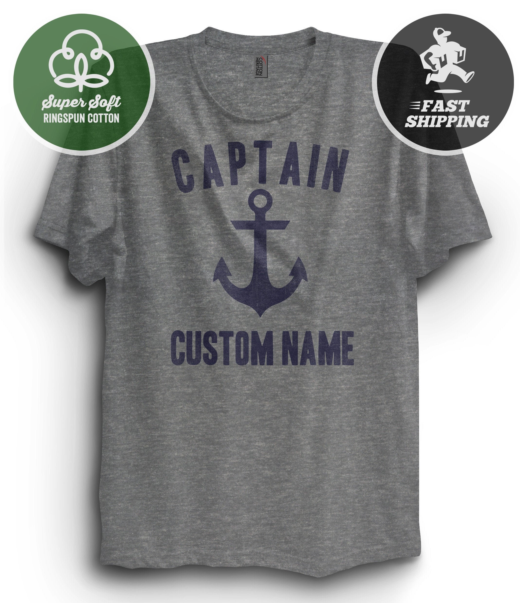 Personalized Boat Captain T-shirt Captain Tshirt Premium - Etsy