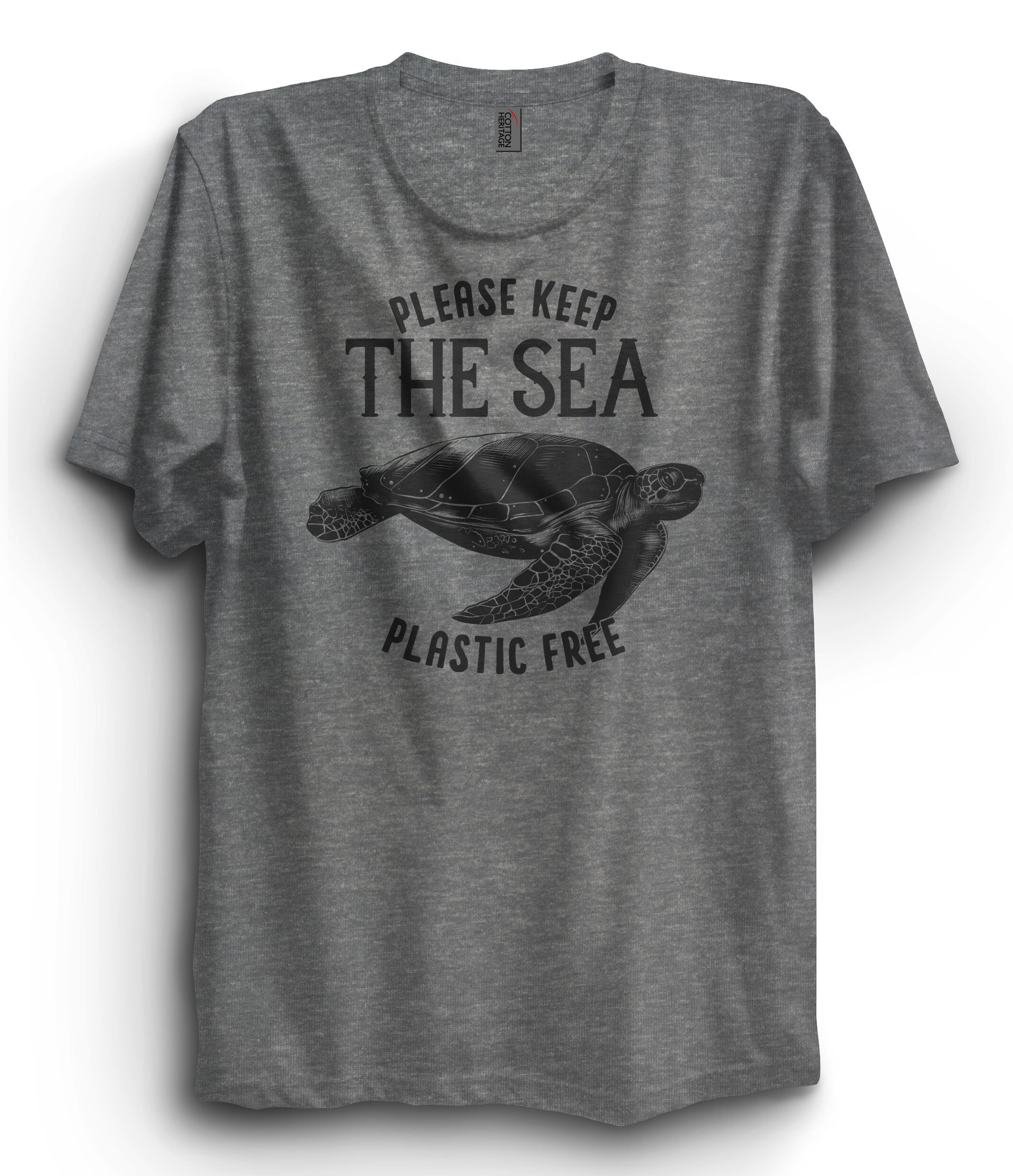 Please Keep the Sea Plastic Free T-shirt Turtle Tshirt - Etsy