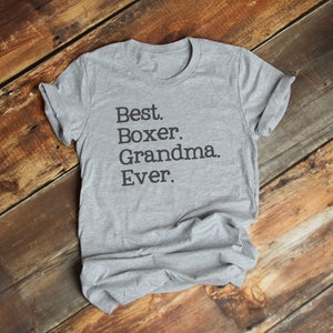 Best Boxer Grandma Ever T-Shirt, Premium Ringspun Cotton Shirt, Dog Lover Gift, image 2