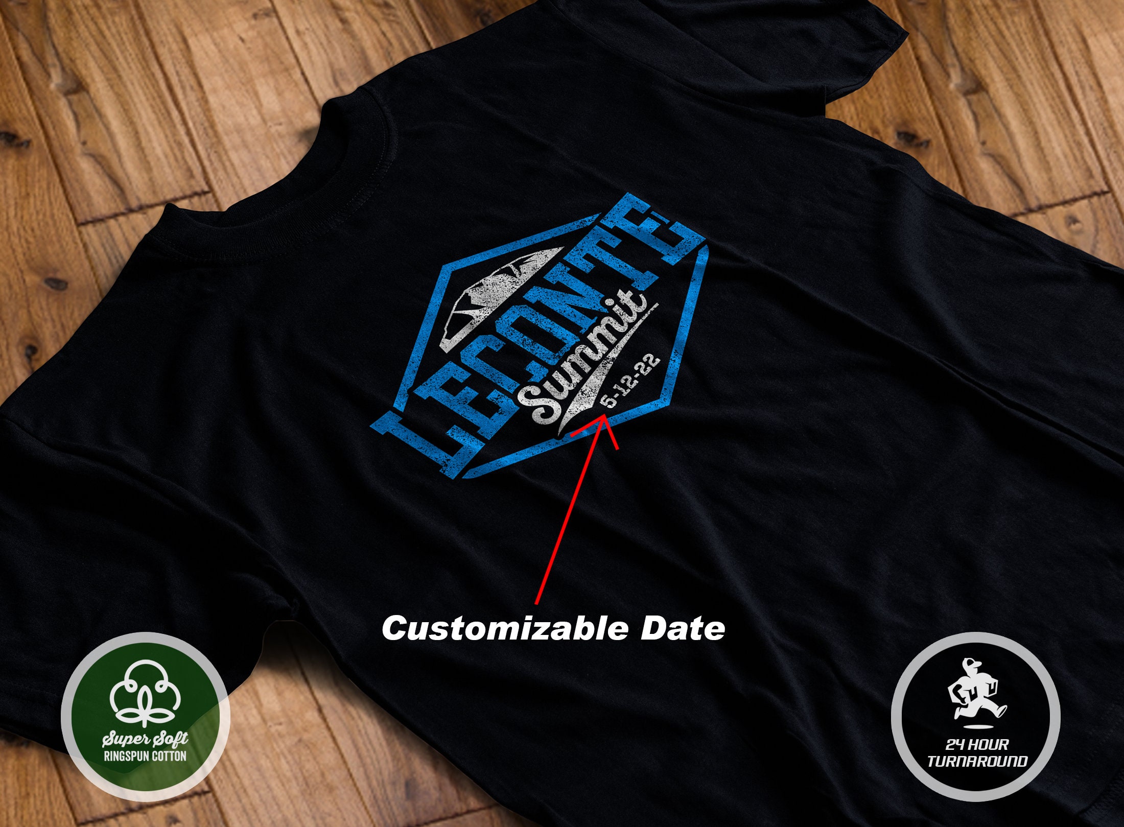 Mt Leconte Summit Tshirt | Mount Leconte T-shirt | Mountain