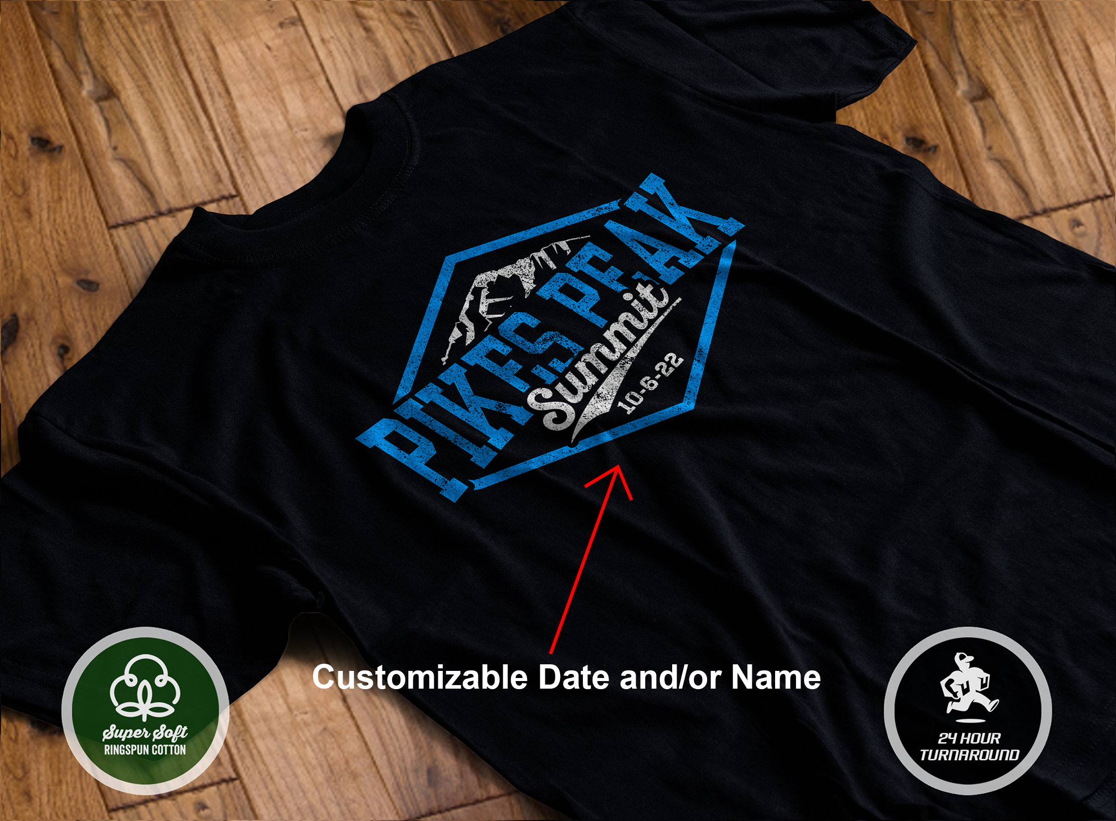 Pikes Peak Summit Tshirt | Pikes Peak T-Shirt | Pikes Peak Shirt | Custom Date Gift | unisex Shirt