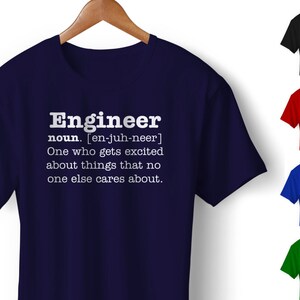 Engineer definition shirt T-Shirt  Gift Funy Nerd Geek Electrical Mechanical Civil