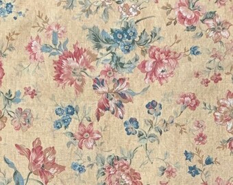 Dark Blue Blender Washart Blue and Teal Watercolor Cotton Quilting Fabric by MM Fab Half Yard