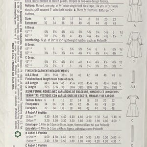 Misses Button Front Dress Pattern, Simplicity 9040, UNCUT - Etsy