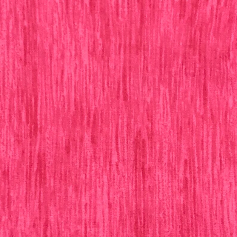 Nature Environmental Design Wood 100/% Cotton Hot Pink Brushed Look Fabric By The Yard