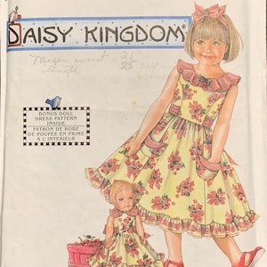 Daisy Kingdom Childs Dress Pattern, Simplicity 7607, UNCUT