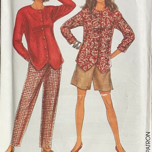 Vintage Misses Top, Pants And Shorts Pattern, Simplicity 7977, UNCUT
