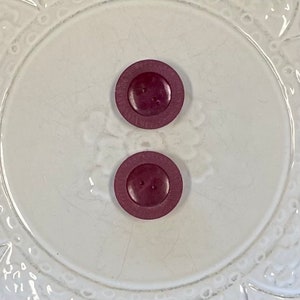 Vintage Large Purple Buttons, Buttons By Schwanda