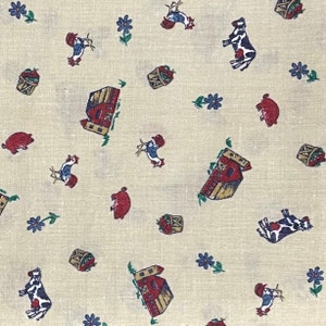 Vintage Light Weight Farmhouse Fabric