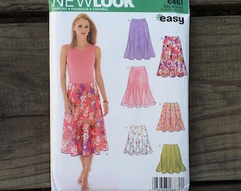 Skirt Pattern / Summer Skirt Pattern / New Look S6461 / Easy Skirt Pattern / Large Skirt Pattern / Medium Skirt Pattern / UNCUT