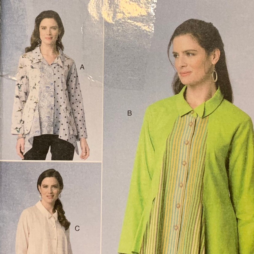 Loose Fitting Shirt Pattern XS S M Butterick 6177 UNCUT Etsy UK