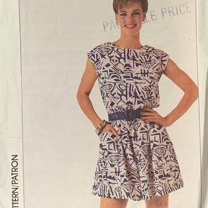 Vintage Misses Pull On Romper Pattern, Simplicity 7908, Beginners Choice Level 2, UNCUT