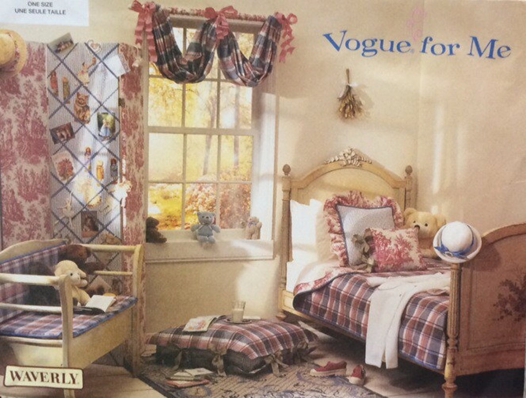 Vintage Vogue Girls Bedding Pattern, Bedroom, Vogue for Me, Vogue 1799 ...