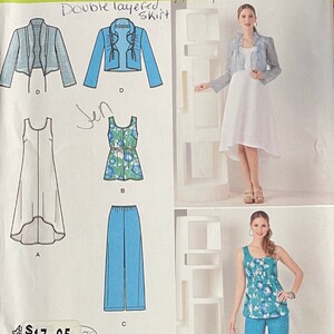 Easy Pullover Dress, Tunic, Pants and Jacket Pattern, Simplicity 1621, UNCUT
