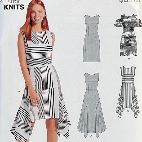 Stretch Knit Dress Etsy