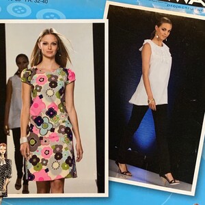 Misses Dress Pattern, Special Occasion, Simplicity 2725, Project Runway, UNCUT