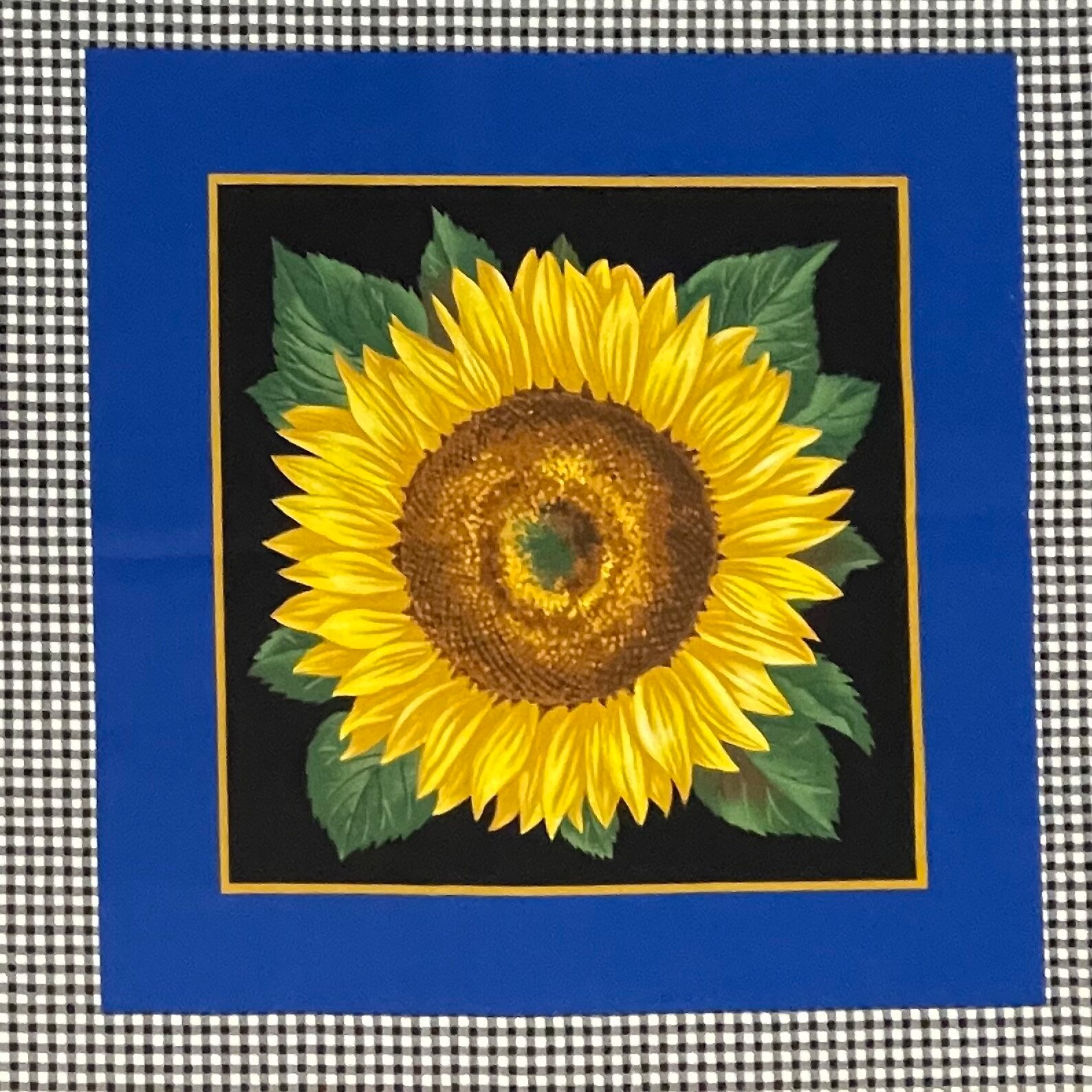 Sunflower Pillow Panel Cotton Fabric Cranston Print Works Etsy