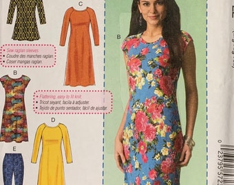 Misses Tunic And Dress Pattern, McCalls 7122, UNCUT