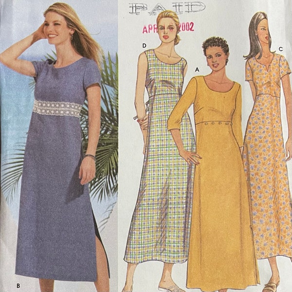 Easy Pullover Dress Pattern, Simplicity 7207, UNCUT