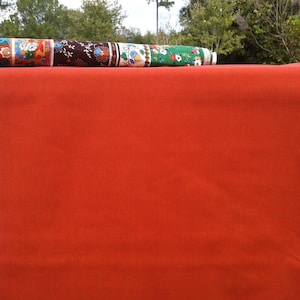 Vintage Orange Cotton Fabric