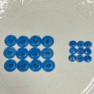 Vintage Blue Loose Buttons