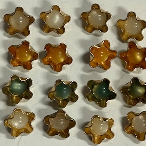 Vintage Gold Metal Buttons