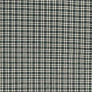 Woven Green and Blue Plaid Cotton Fabric
