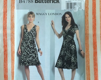 Maggie London Knit Dress Pattern, Butterick 4788, UNCUT