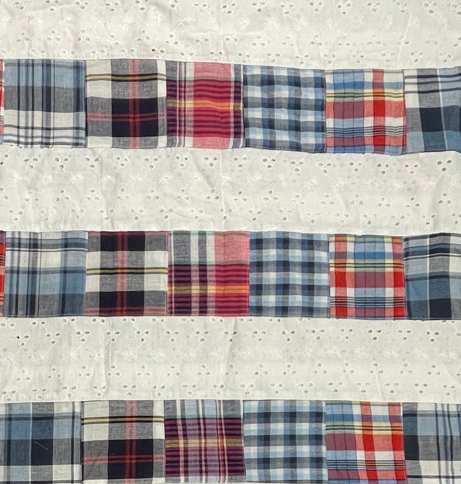 Cotton Madras Patchwork Plaid Fabric - Etsy