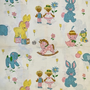 Vintage Nursery Cotton Fabric