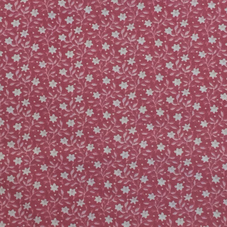Calico Fabric Pink Calico Fabric Pink and White Calico Fabric Pink Floral Fabric Floral Fabric Easter Floral Fabric