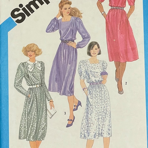 Vintage Pattern Print Loose Dress