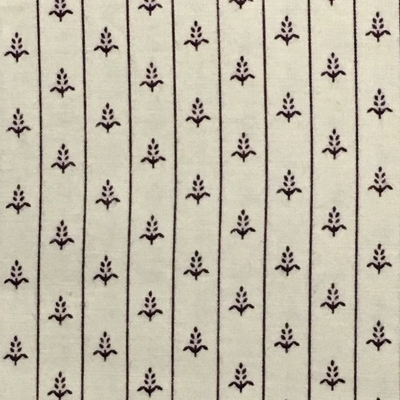 Cotton Calico Fabric by the Yard / Beige Calico Fabric / Etsy