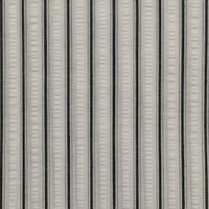 Black and White Stripe Seersucker Fabric
