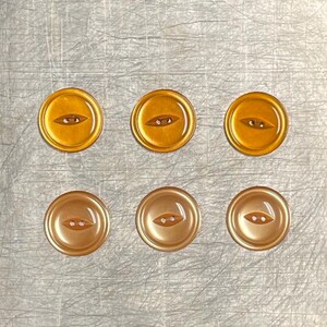 Vintage Orange Loose Buttons
