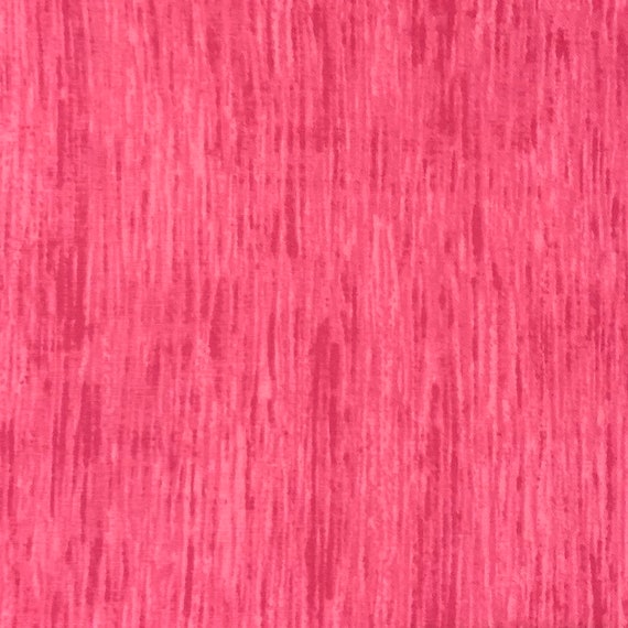 Nature Environmental Design Wood 100/% Cotton Hot Pink Brushed Look Fabric By The Yard