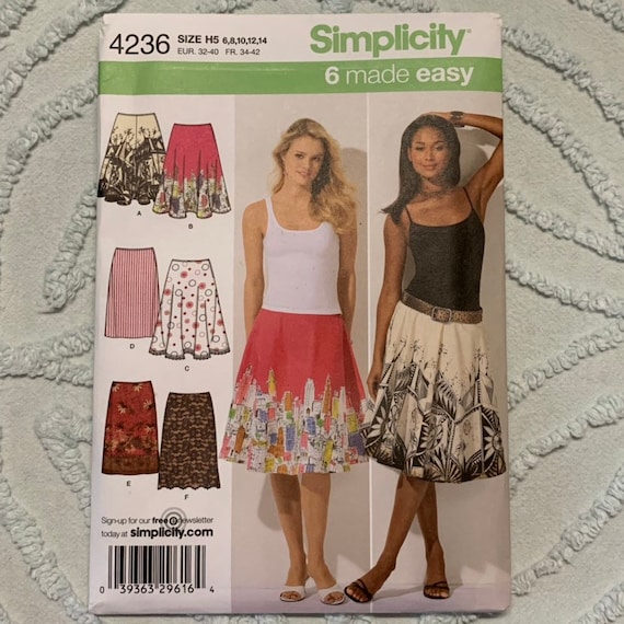 Easy Circle Skirt Pattern, Slim, Half Circle, Full, Circular