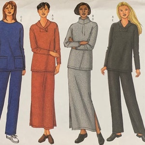 Vintage Knit Skirt Pants and Top Pattern, Butterick 3205, UNCUT