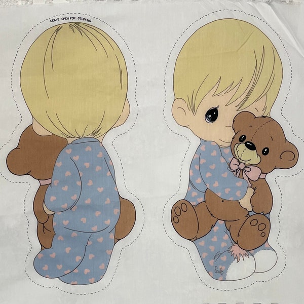 Precious Moments Cut Out Dolls Fabric, Fabric by Spectrix