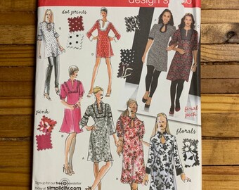 Misses Mini Dress Or Tunic Pattern, Simplicity 3560, UNCUT
