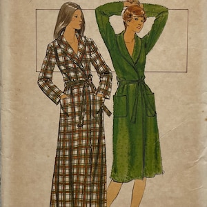 Vintage Robe Pattern, Butterick 5165, UNCUT