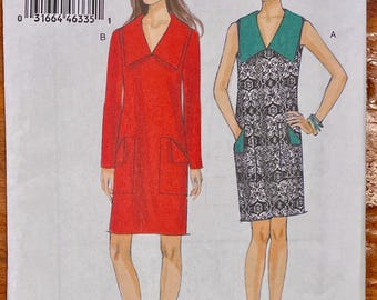 Misses Pullover Dress Pattern, Vogue 9147, UNCUT