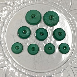 Vintage Green Loose Buttons