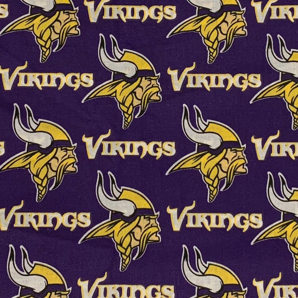 Minnesota Vikings Cotton Fabric, Football, NFL