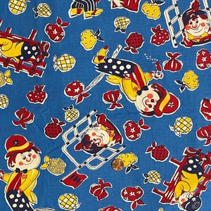 Medium Weight Vintage Clown Cotton Fabric